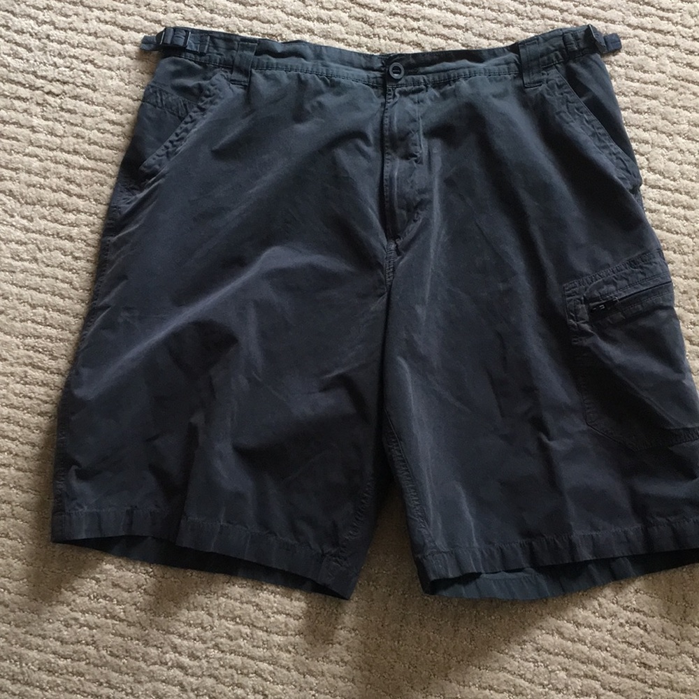 Black Utility Shorts